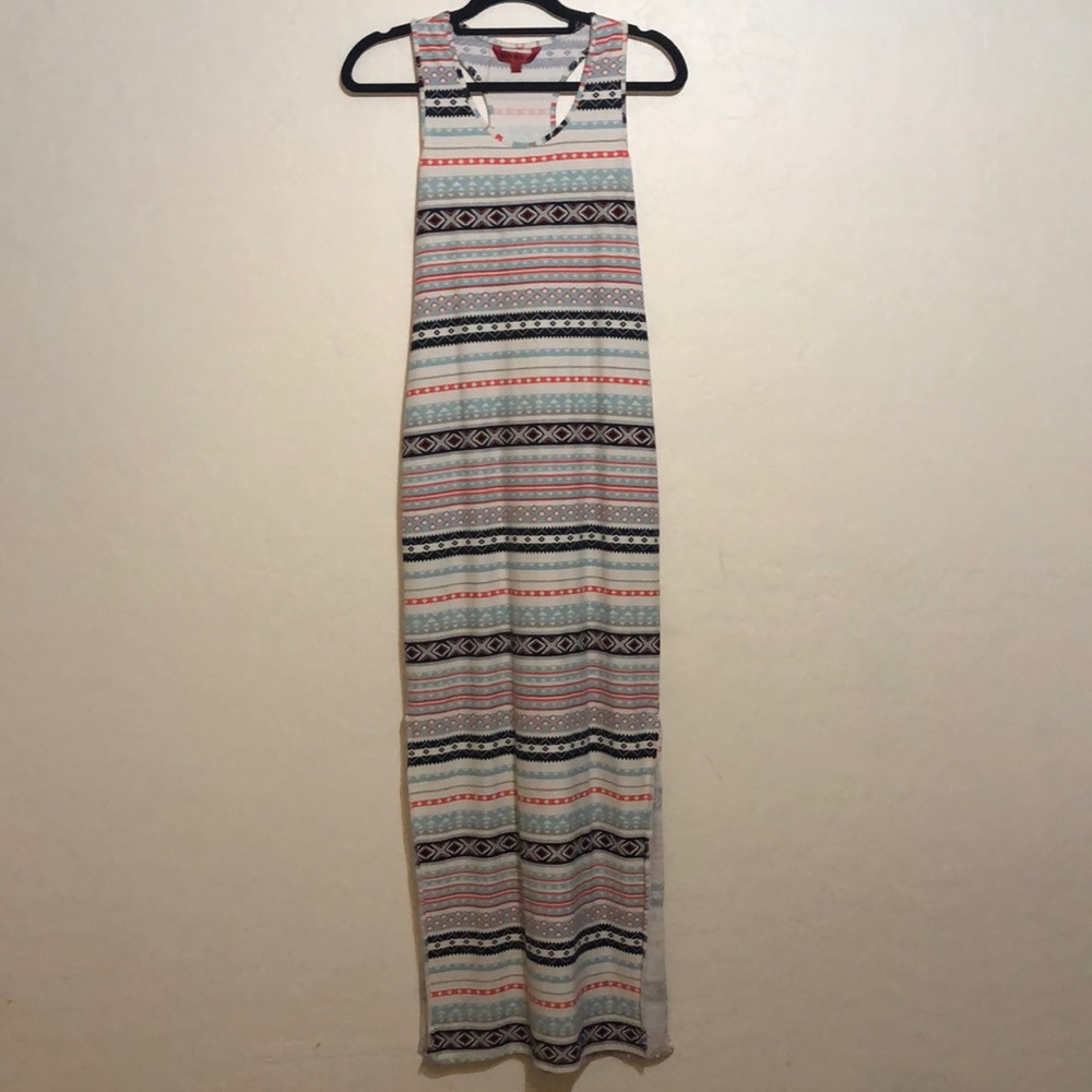 Super Soft Racerback Geometric Print Maxi Dress